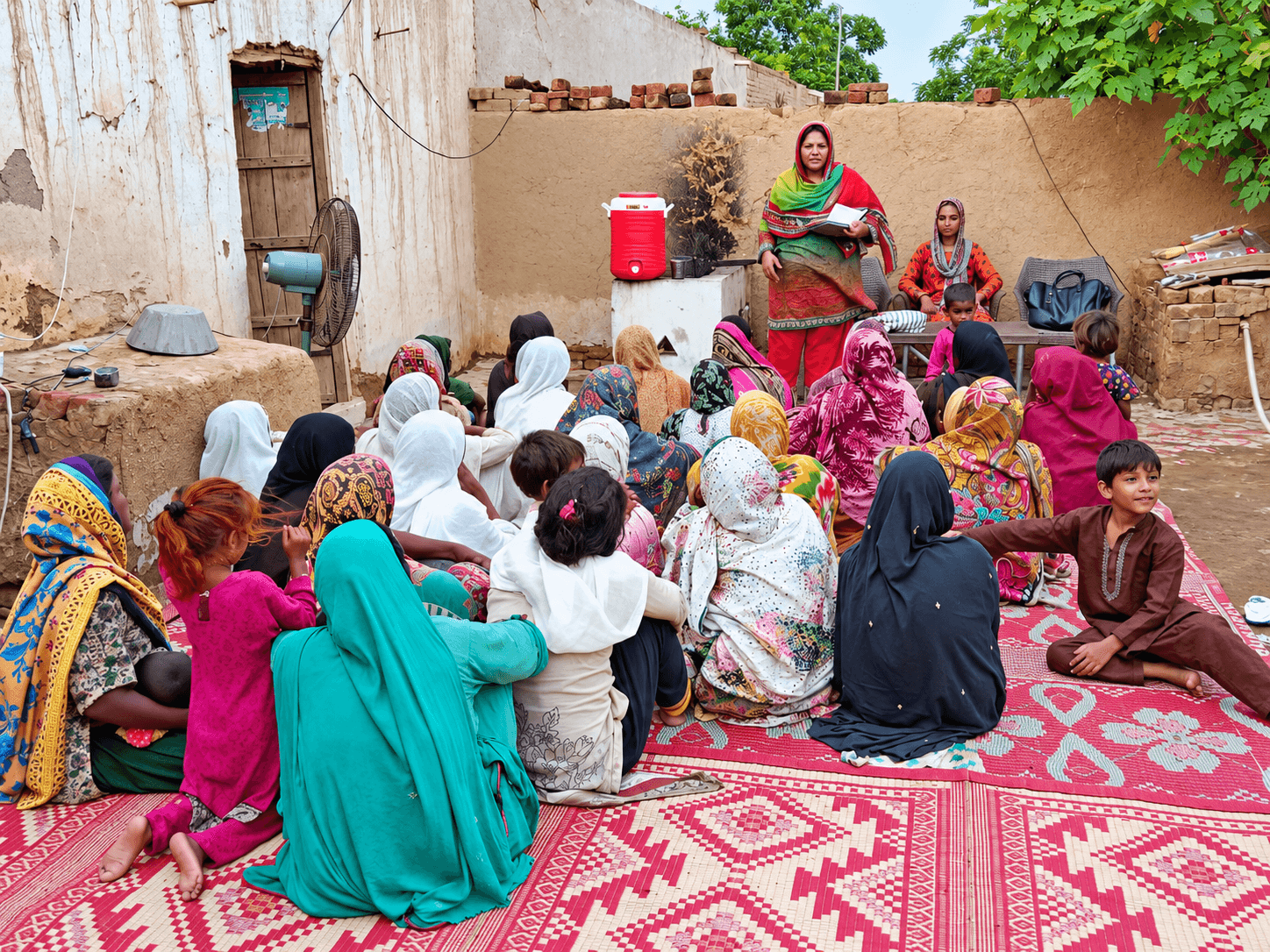 A moment from Brick Kiln Rescue Mission